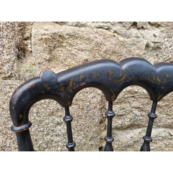 Image 1 of Napoleon III vintage musician's side chair