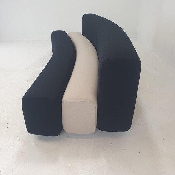 Image 1 of Vintage Osaka 3-seater steel sofa by Pierre Paulin for La Cividina, Italy 1967