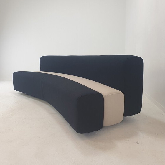 Image 1 of Vintage Osaka 3-seater steel sofa by Pierre Paulin for La Cividina, Italy 1967