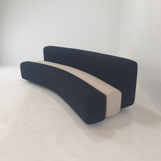 Image 1 of Vintage Osaka 3-seater steel sofa by Pierre Paulin for La Cividina, Italy 1967