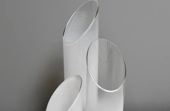 Image 1 of Lampe de table en verre Mazzega par Carlo Nason