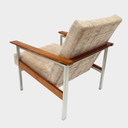 Fauteuil design vintage en bois de rose Topform