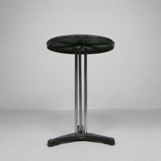 Image 1 of Art Deco Bistro Table Bakelite Top - 1930s