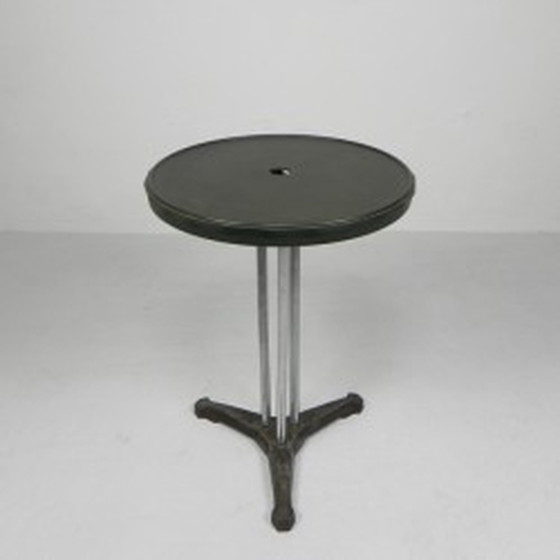 Image 1 of Art Deco Bistro Table Bakelite Top - 1930s