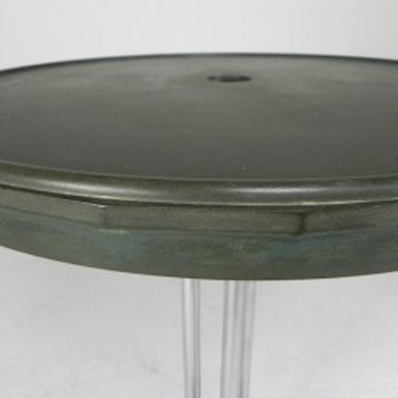 Image 1 of Art Deco Bistro Table Bakelite Top - 1930s