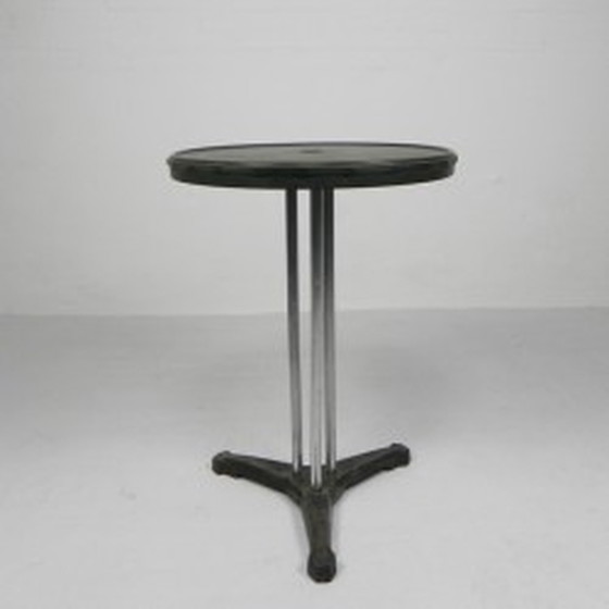 Image 1 of Art Deco Bistro Table Bakelite Top - 1930s