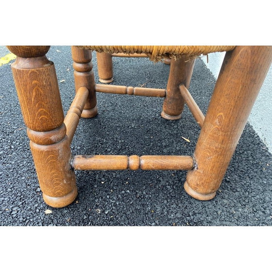 Image 1 of Pair of vintage low chairs by Charles Dudouyt, 1940
