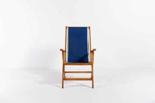 Italian Mid-Century foldable deck chair from Fratelli Reguitti, 1960’s