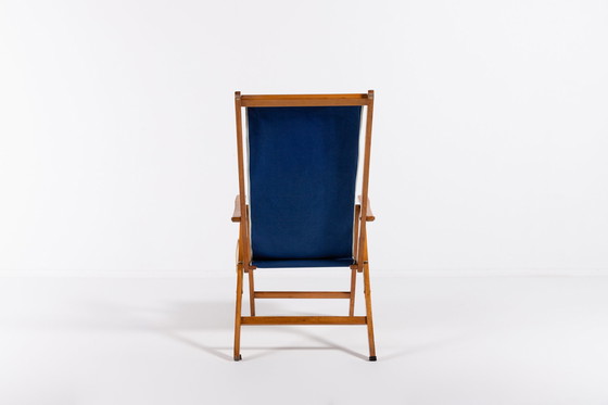 Image 1 of Italian Mid-Century foldable deck chair from Fratelli Reguitti, 1960’s