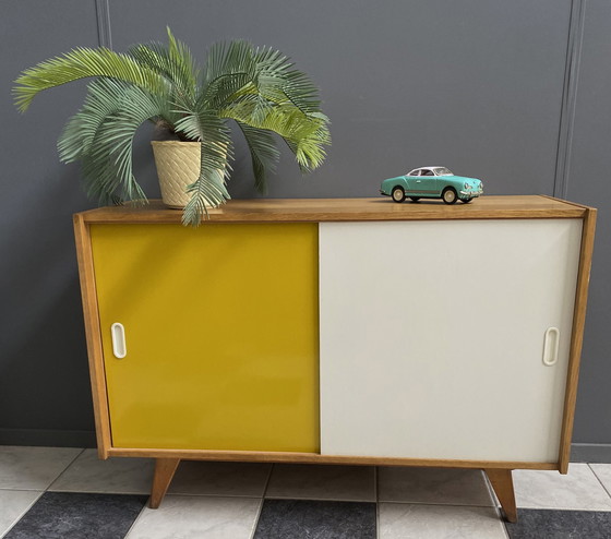 Image 1 of Yellow Jiroutek sideboard 1960s for interier Praha