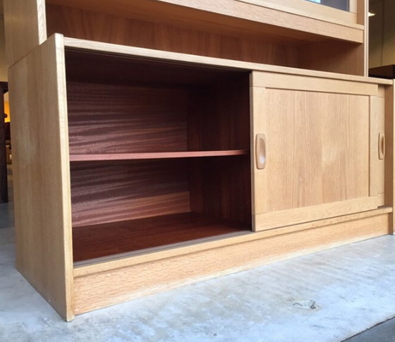 Image 1 of Mid Century bookshelf oak