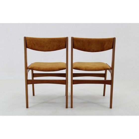 Image 1 of Pair of Danish vintage teak dining chairs, 1960s