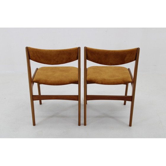 Image 1 of Pair of Danish vintage teak dining chairs, 1960s