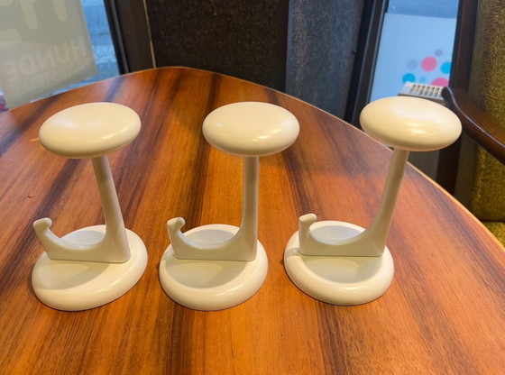Image 1 of Set of 3 Mid - Century coat hooks from Schönbuch 1960s-1970s