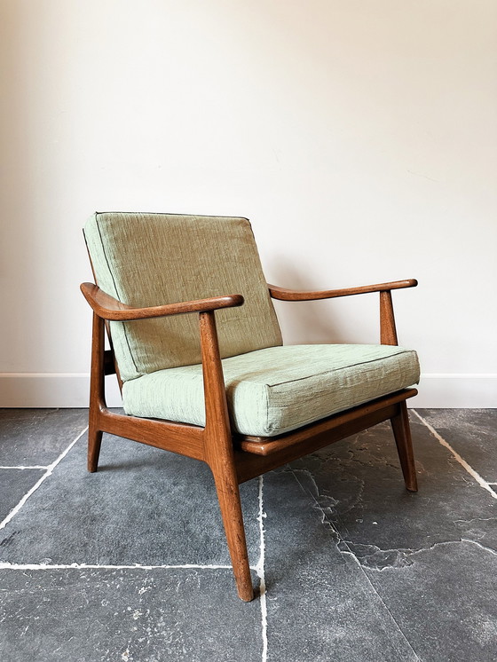 Image 1 of Set of 2 Scandinavian Armchairs | Solid Teak Wood