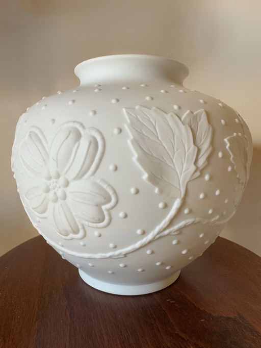 Jarrón de bolas Limoges Médard De Noblat 