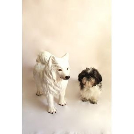 Image 1 of Vintage ceramic dog sculpture nonce imposing, Italy 1970