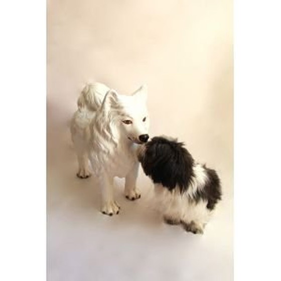 Image 1 of Vintage ceramic dog sculpture nonce imposing, Italy 1970