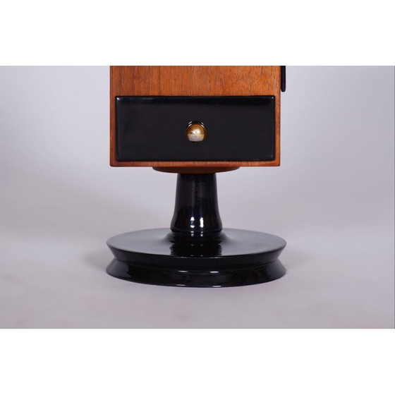 Image 1 of Portagioielli Art Déco vintage in noce, Repubblica Ceca, anni '30