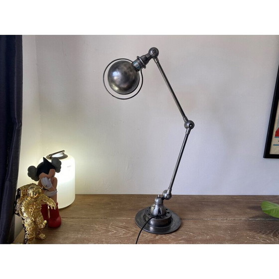 Image 1 of Vintage Jieldé aluminum lamps by Jean Louis Domecq, 1950