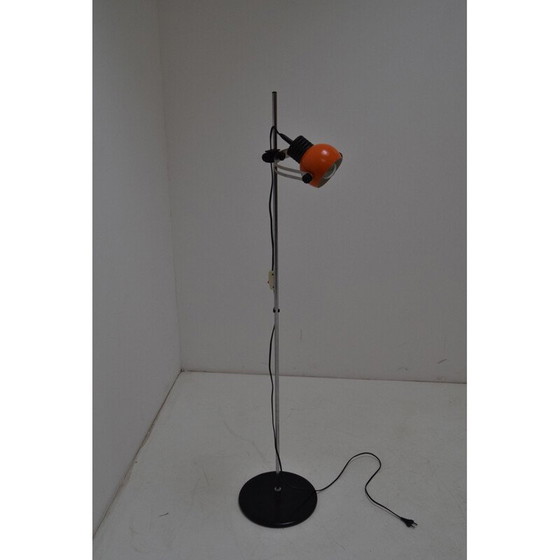 Image 1 of Adjustable vintage floor lamp in metal and chrome, Czechoslovakia 1970