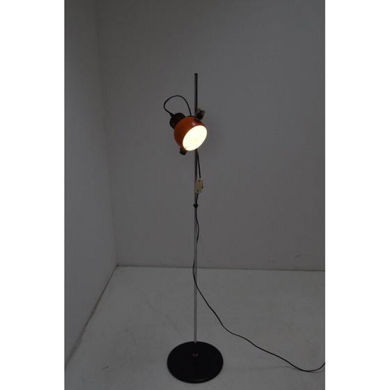 Image 1 of Adjustable vintage floor lamp in metal and chrome, Czechoslovakia 1970