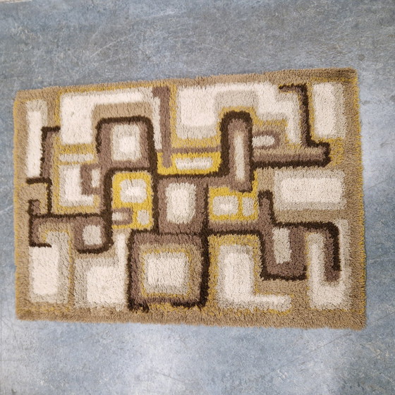 Image 1 of Vintage Rug Wool Rug 1960s