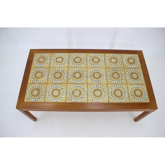 Image 1 of Vintage coffee table in rosewood and tiles, Denmark 1960