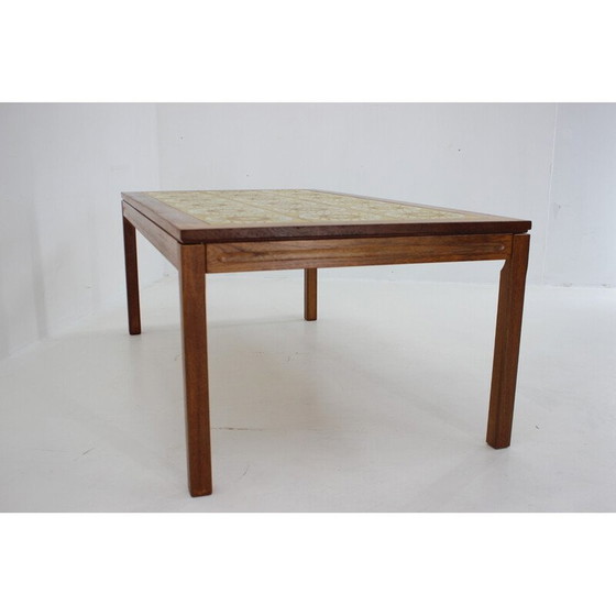 Image 1 of Vintage coffee table in rosewood and tiles, Denmark 1960