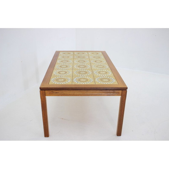 Image 1 of Vintage coffee table in rosewood and tiles, Denmark 1960