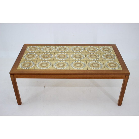Image 1 of Vintage coffee table in rosewood and tiles, Denmark 1960