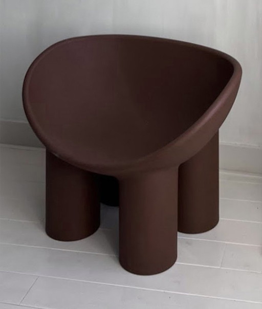 Roly Poly Chair Driade Brown Peat