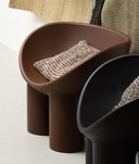 Roly Poly Chair Driade Brown Peat