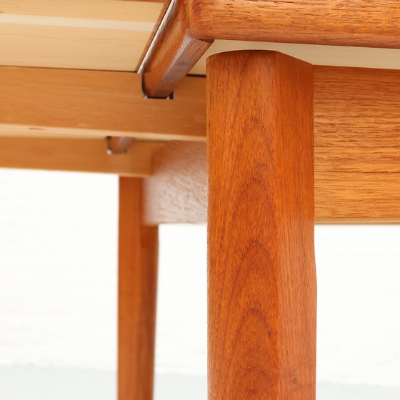 Image 1 of Danish Extendable Teak Dining Table Brdr Furbo