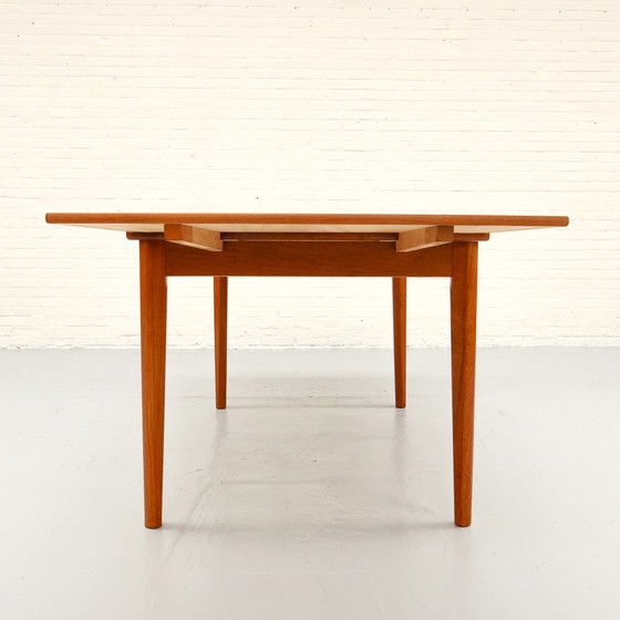 Image 1 of Danish Extendable Teak Dining Table Brdr Furbo