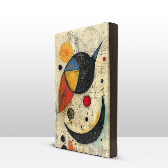 Image 1 of Artful Wooden Panel