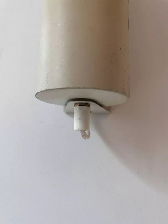 Image 1 of 2 applique da parete regolabili in metallo bianco, Svezia 1970