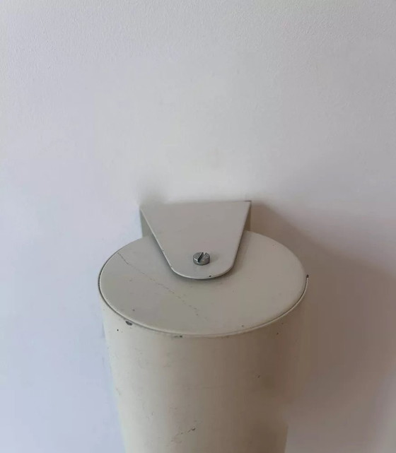 Image 1 of 2 applique da parete regolabili in metallo bianco, Svezia 1970