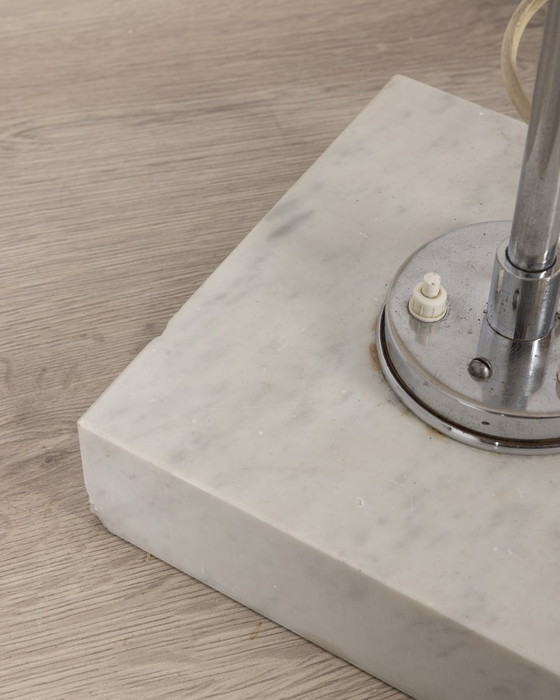 Image 1 of Vintage 70S White Adjustable Floor Lamp Italian Design 