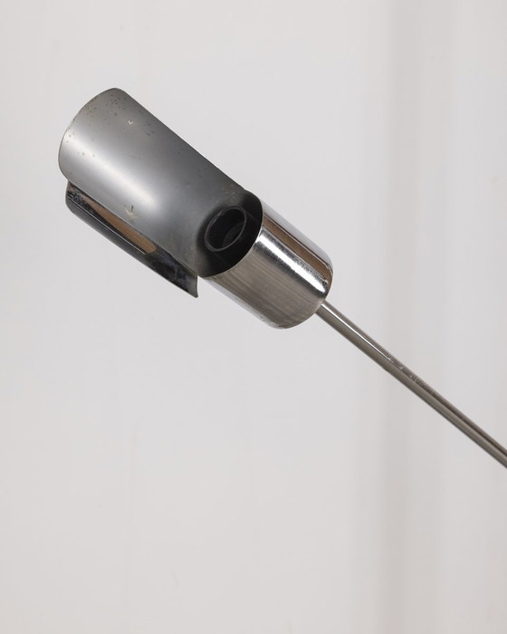 Image 1 of Vintage 70S White Adjustable Floor Lamp Italian Design 