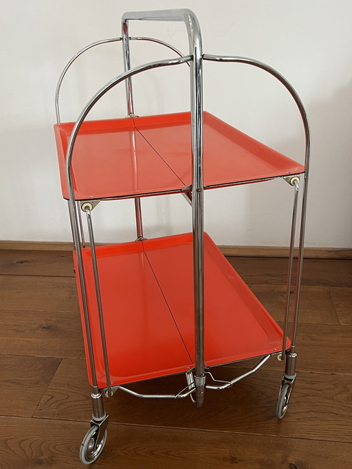 Midcentury Dinett Serving Cart From Bremshey