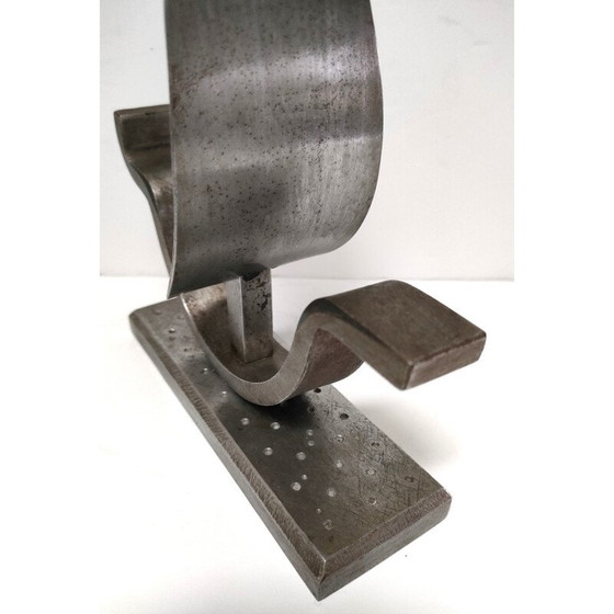Image 1 of Brutalist vintage steel paperweight for boats