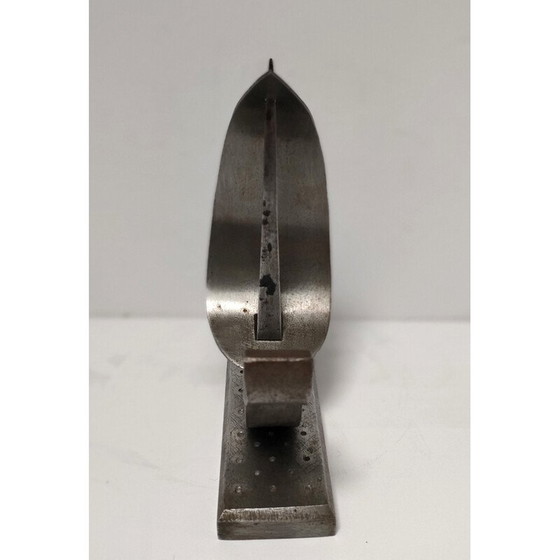 Image 1 of Brutalist vintage steel paperweight for boats