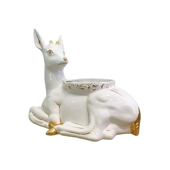 Image 1 of Vintage ceramic flower pot for Antica Athéna, Italy 1980