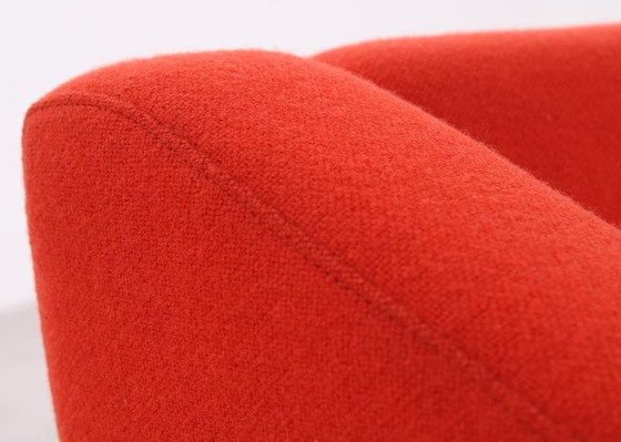 Image 1 of 2X Fritz Hansen Decision Armchair Red/Black