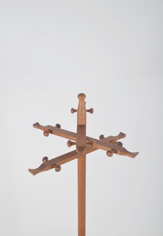 Image 1 of Danish coat rack in teak by Nissen & Gehl for Aksel Kjersgaard, 1960s