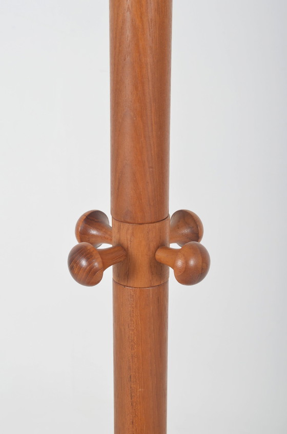 Image 1 of Danish coat rack in teak by Nissen & Gehl for Aksel Kjersgaard, 1960s