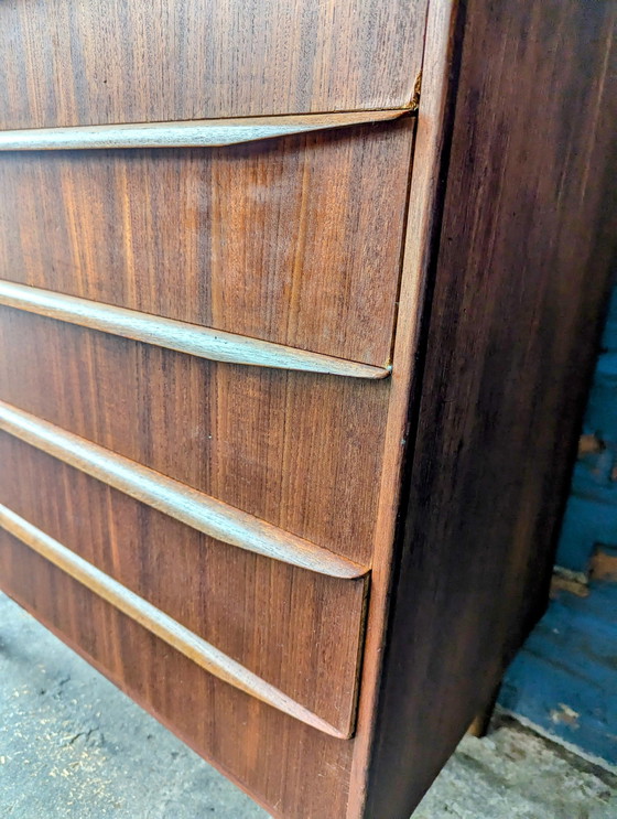 Image 1 of Midcentury Danish Teak Chest of Drawers 1960S