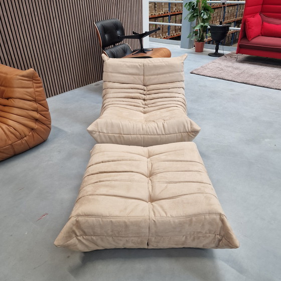 Image 1 of Ligne Roset Togo Alcantara Set