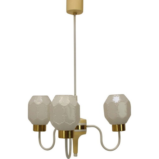 Mid-century chandelier by Instala Jilove U Decina, Czechoslovakia 1970s